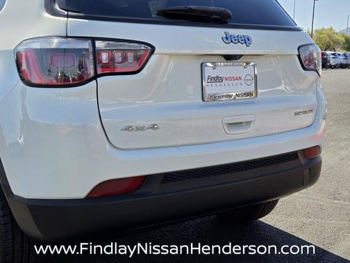White Clearcoat 2018 Jeep Compass Sport