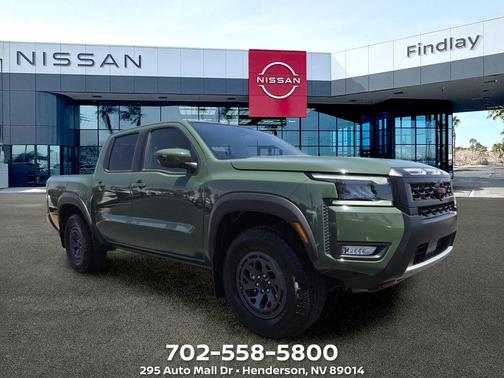 Green 2026 Nissan Frontier PRO-4X