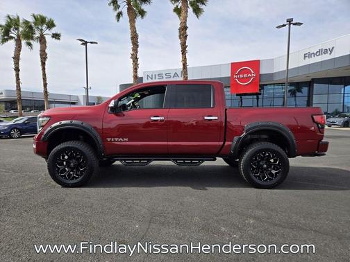 Cardinal Red Metallic 2021 Nissan Titan Platinum Reserve