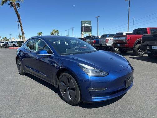 Deep Blue Metallic 2018 Tesla Model 3 Long Range