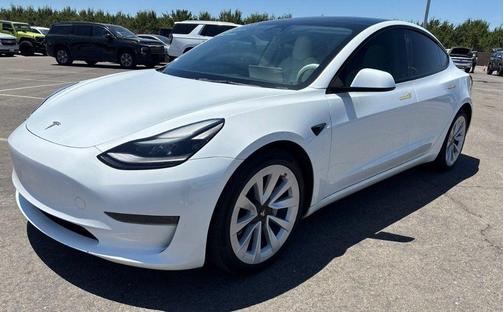 Pearl White Multi 2023 Tesla Model 3 Base
