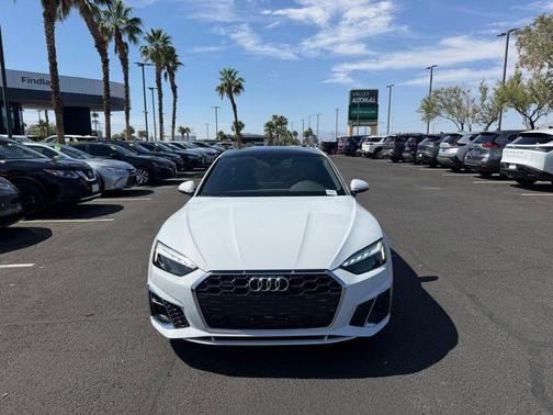 Glacier White Metallic 2023 Audi A5 Sportback 45 S Line Premium