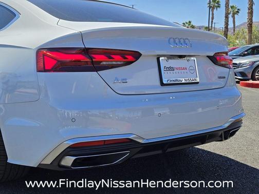 Glacier White Metallic 2023 Audi A5 Sportback 45 S Line Premium