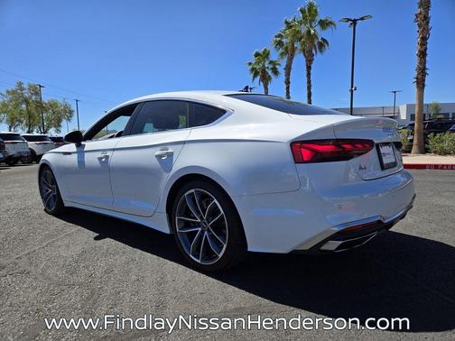 Glacier White Metallic 2023 Audi A5 Sportback 45 S Line Premium