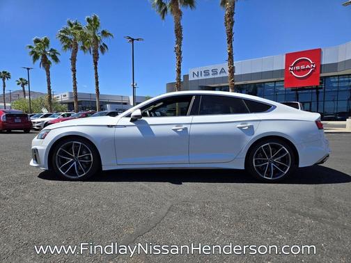Glacier White Metallic 2023 Audi A5 Sportback 45 S Line Premium