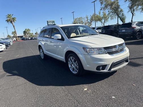Pearl White Tri-Coat 2015 Dodge Journey Limited