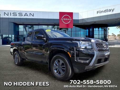 Black 2025 Nissan Frontier SV