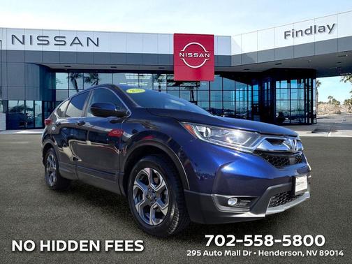 Obsidian Blue Pearl 2019 Honda CR-V EX
