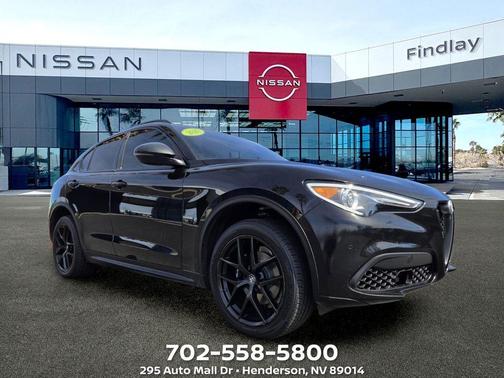 Vulcano Black Metallic 2020 Alfa Romeo Stelvio Base