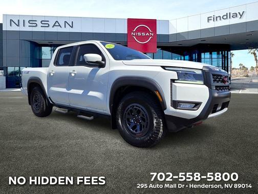 Glacier White 2025 Nissan Frontier PRO-X