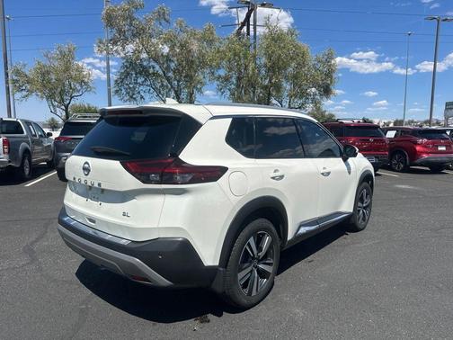 White 2021 Nissan Rogue SL