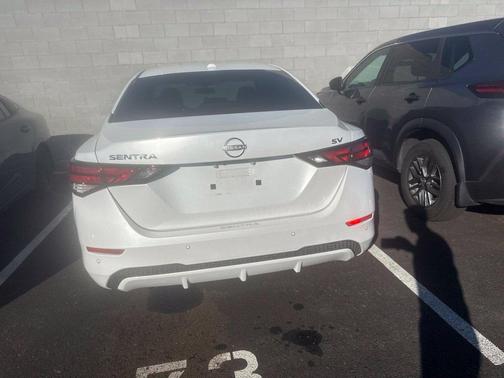 Aspen White 2024 Nissan Sentra SV