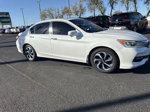White Orchid Pearl 2017 Honda Accord EX-L