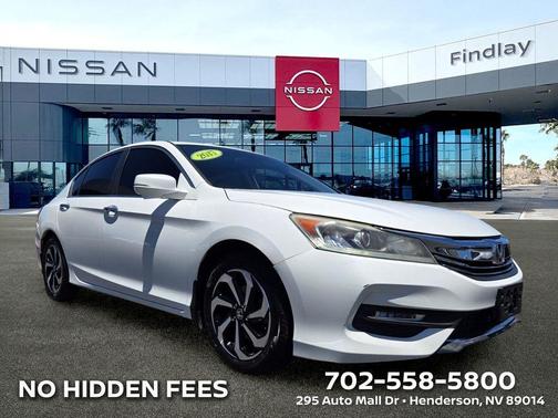 White Orchid Pearl 2017 Honda Accord EX-L