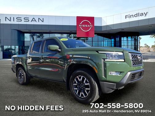 Tactical Green 2024 Nissan Frontier SL