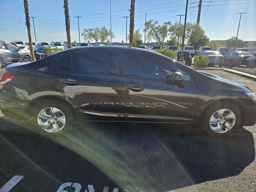 Crystal Black Pearl 2013 Honda Civic LX