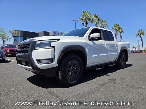 Glacier White 2025 Nissan Frontier PRO-X