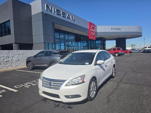 Aspen White 2013 Nissan Sentra SL