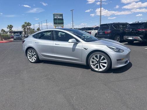 Silver Metallic 2018 Tesla Model 3 Long Range