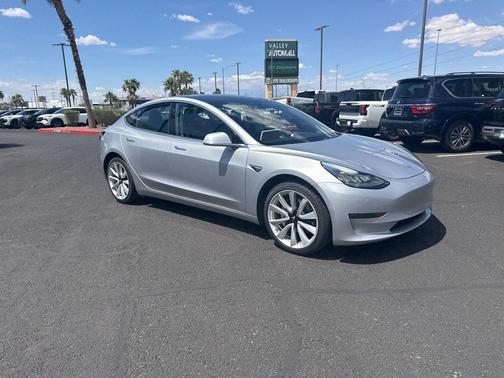 Silver Metallic 2018 Tesla Model 3 Long Range