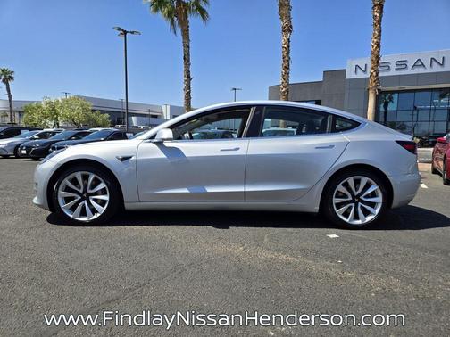Silver Metallic 2018 Tesla Model 3 Long Range