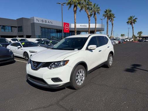 Glacier White 2015 Nissan Rogue S