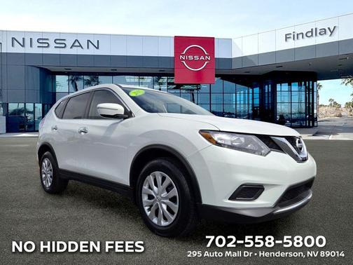 Glacier White 2015 Nissan Rogue S