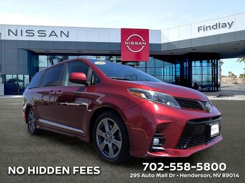 Salsa Red Pearl 2018 Toyota Sienna SE Premium