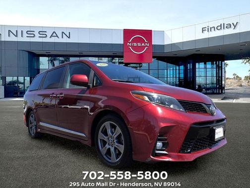 Salsa Red Pearl 2018 Toyota Sienna SE Premium