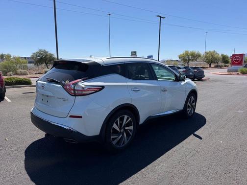 Pearl White 2015 Nissan Murano Platinum