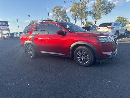 Scarlet Ember 2024 Nissan Pathfinder SV