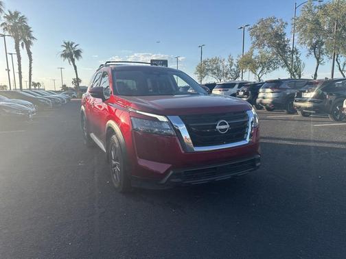 Scarlet Ember 2024 Nissan Pathfinder SV