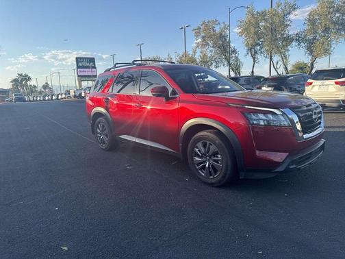 Scarlet Ember 2024 Nissan Pathfinder SV