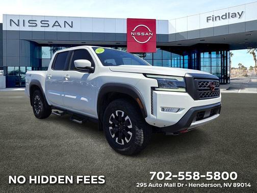 Glacier White 2023 Nissan Frontier PRO-4X