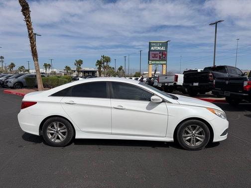 Pearl White 2014 Hyundai SONATA GLS