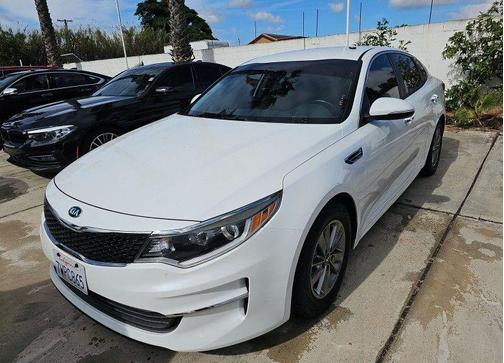 Snow White Pearl 2016 Kia Optima LX Turbo