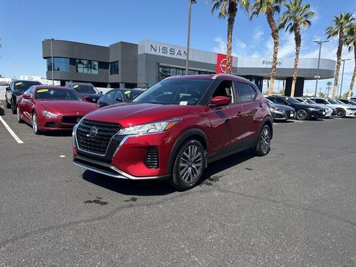 Scarlet Ember 2021 Nissan Kicks SV