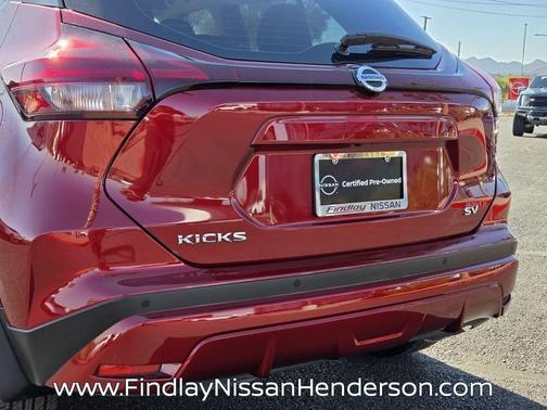 Scarlet Ember 2021 Nissan Kicks SV