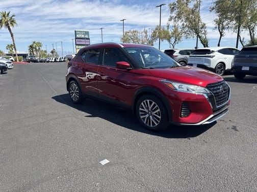 Scarlet Ember 2021 Nissan Kicks SV