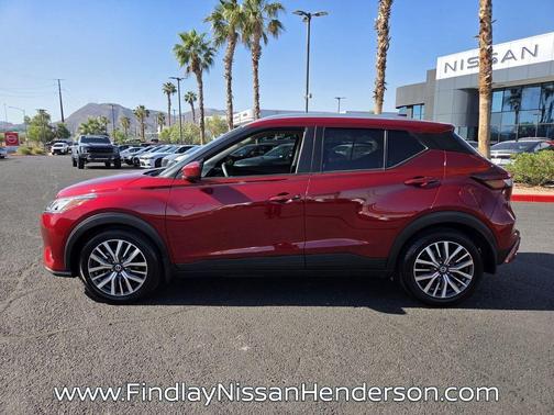 Scarlet Ember 2021 Nissan Kicks SV