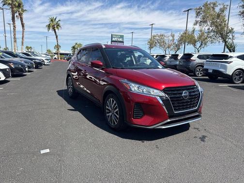Scarlet Ember 2021 Nissan Kicks SV