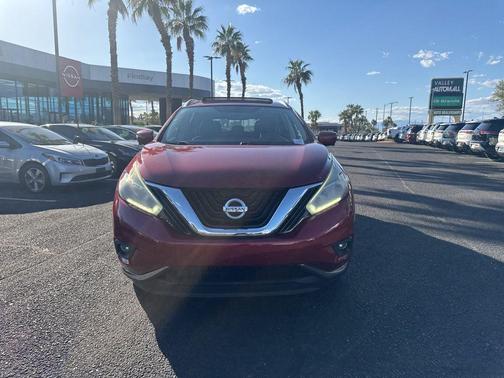 Red 2018 Nissan Murano Platinum