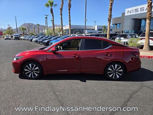 Scarlet Ember 2025 Nissan Sentra SV
