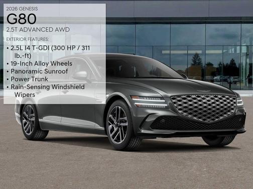 2026 Genesis G80 2.5T