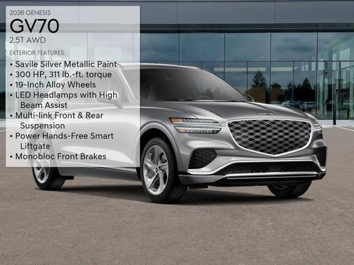 Savile Silver 2026 Genesis GV70 2.5T