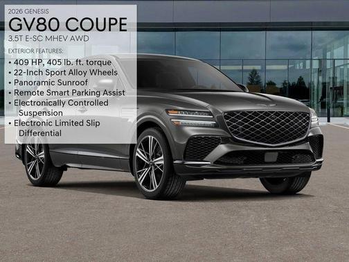 2026 Genesis GV80 Coupe 3.5T e-SC