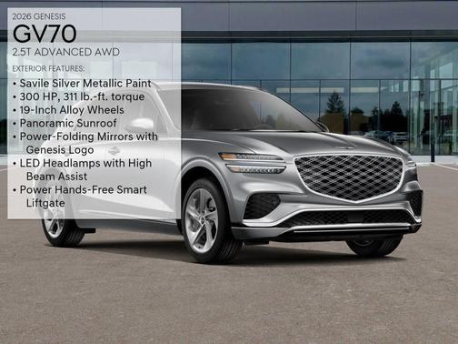 Savile Silver 2026 Genesis GV70 2.5T Advanced