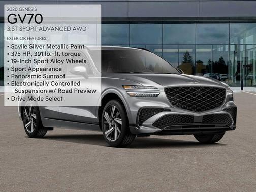 2026 Genesis GV70 3.5T Sport Advanced