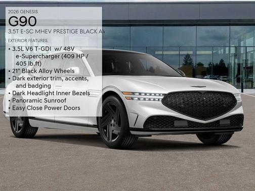 2026 Genesis G90 3.5T e-SC Prestige Black