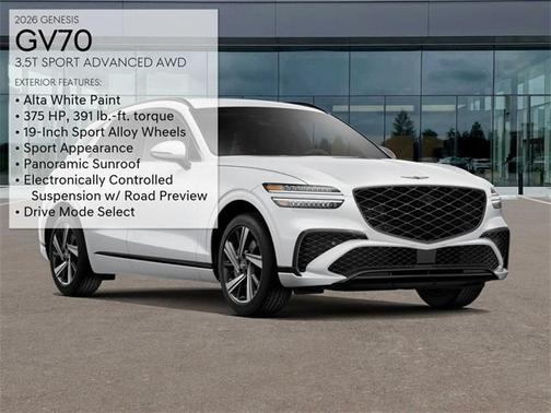 2026 Genesis GV70 3.5T Sport Advanced